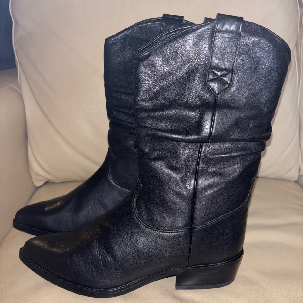 Men’s Black Leather Boots